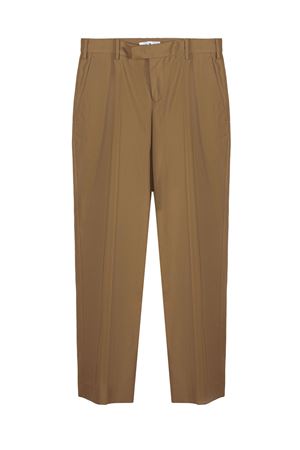 Tailored brown cotton trousers PT TORINO | CDVSEAZ00STDSD820060